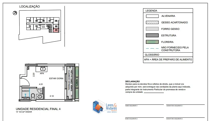 Apartamento, 1 quarto, 38 m² - Foto 3