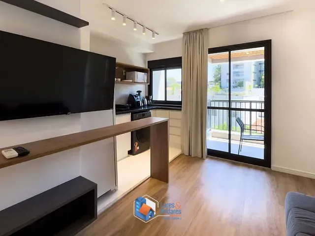 Apartamento com 40m² 1 quarto e 2 banheiros, à venda, no bairro Vila Madalena em São Paulo