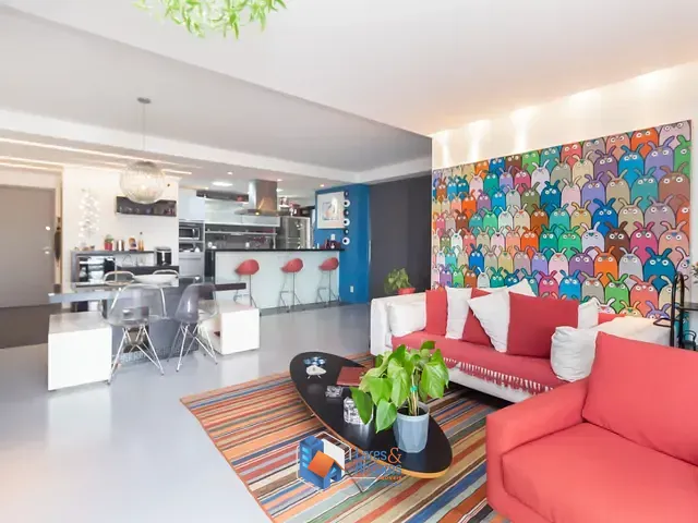 Apartamento com 105m² 2 quartos e 3 banheiros, à venda, no bairro Campo Belo em São Paulo