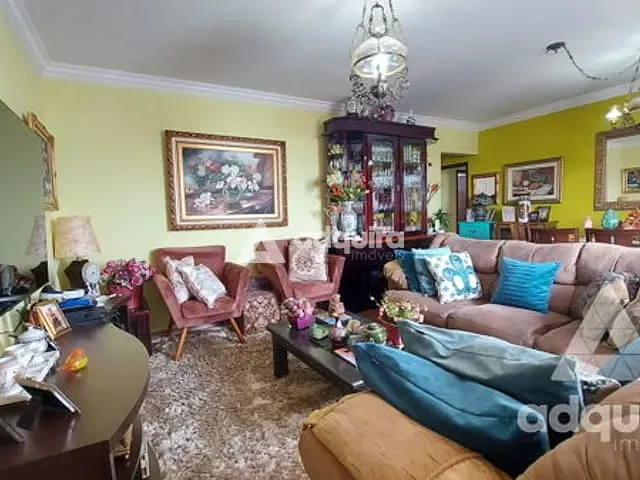 Apartamento com 170m² 3 quartos e 3 banheiros, à venda, no bairro Centro em Ponta Grossa