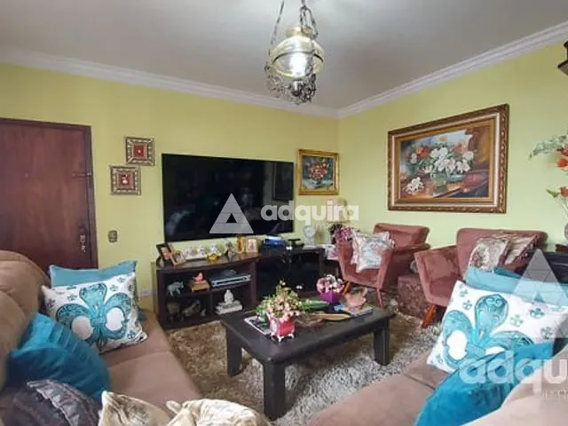 Apartamento com 170m² 3 quartos e 3 banheiros, à venda, no bairro Centro em Ponta Grossa
