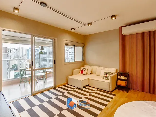 Apartamento com 68m² 1 quarto e 2 banheiros, à venda, no bairro Vila Madalena em São Paulo