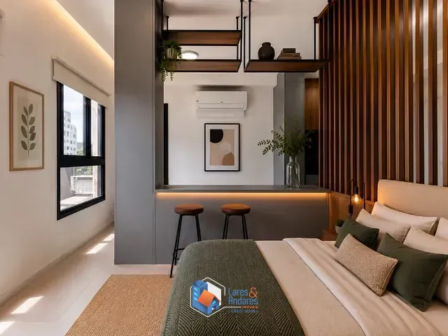 Apartamento com 44m² 1 quarto e 1 banheiro, à venda, no bairro Cerqueira César em São Paulo