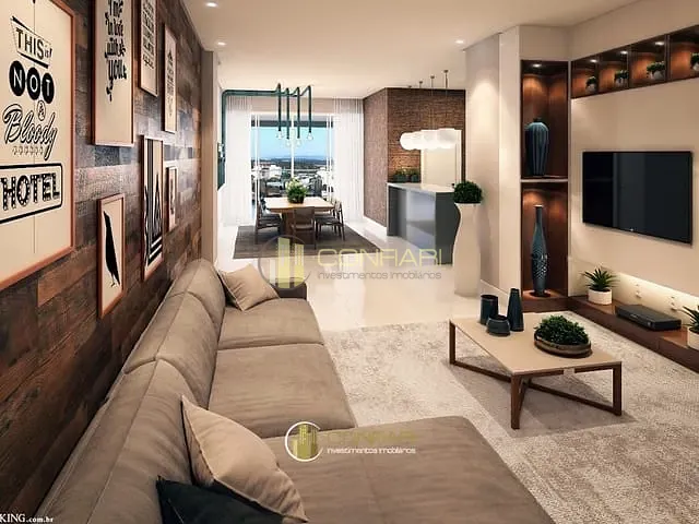 Apartamento com 278m² 3 quartos e 4 banheiros, à venda, no bairro Meia Praia em Itapema