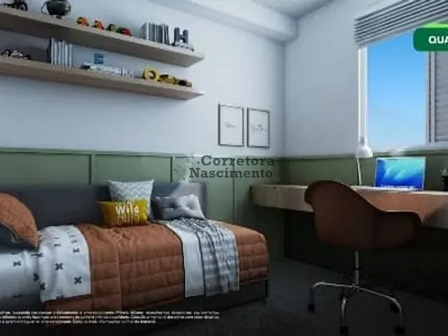 Apartamento 2 quartos e 1 banheiro, à venda, no bairro Parque dos Ipes em São José dos Campos