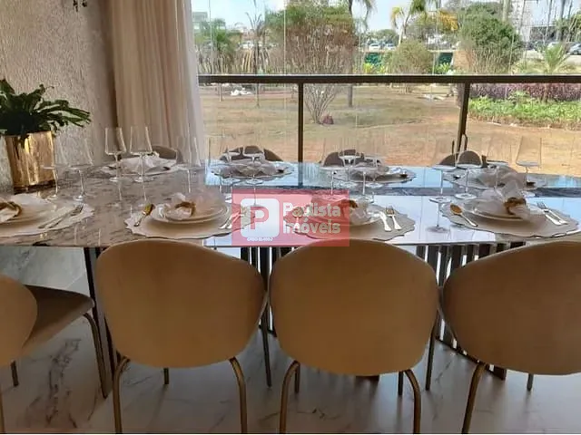 Apartamento com 220m² 3 quartos e 3 banheiros, à venda, no bairro Brooklin em São Paulo