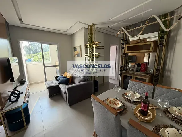 Apartamento 2 quartos e 2 banheiros, à venda ou para alugar, no bairro Parque Residencial Flamboyant em São José dos Campos
