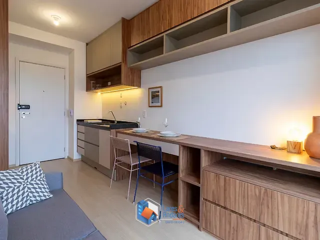 Apartamento com 29m² 1 quarto e 1 banheiro, à venda, no bairro Mirandópolis em São Paulo