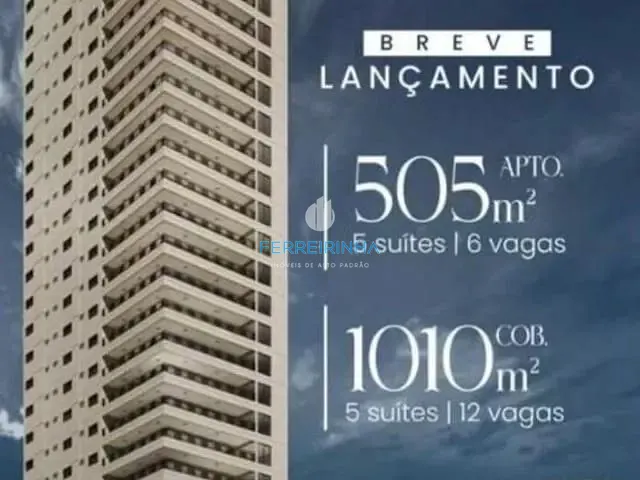 Apartamento 5 quartos e 6 banheiros, à venda, no bairro Jardim Aquarius em São José dos Campos