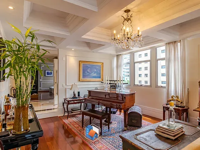 Apartamento com 1000m² 4 quartos e 6 banheiros, à venda, no bairro Cerqueira César em São Paulo