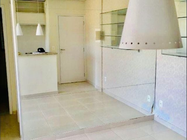 Foto do Apartamento - Apartamento à venda, Zona Norte, Térreo, Condomínio Residencial Tretorri -2 Quartos - 1 Banheiro - Sacada estendida com churrasqueira - Semi-mobiliado | Guepardo Imob