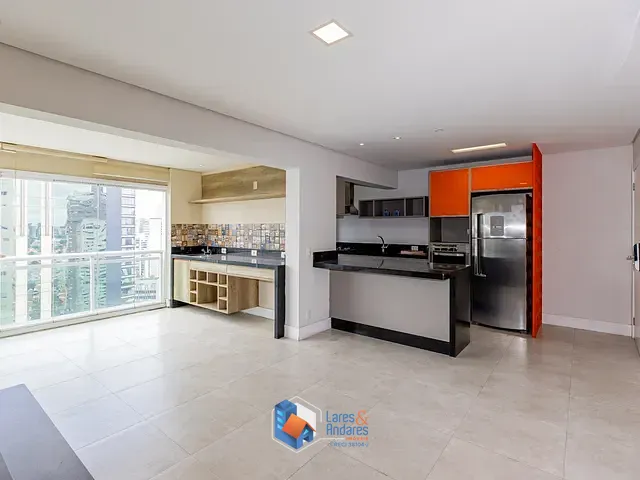 Apartamento com 126m² 1 quarto e 2 banheiros, à venda, no bairro Brooklin Paulista em São Paulo