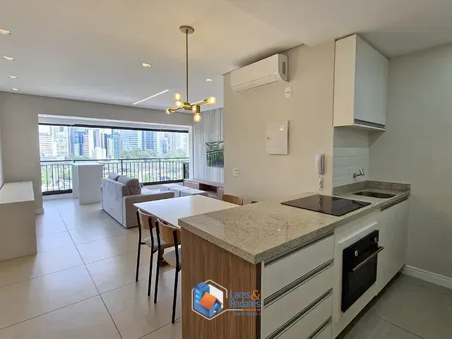 Apartamento com 64m² 1 quarto e 1 banheiro, à venda, no bairro Brooklin em São Paulo