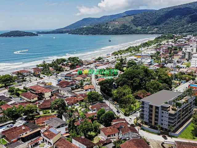 Apartamento com 66m² 2 quartos e 2 banheiros, à venda, no bairro praia de maranduba em Ubatuba