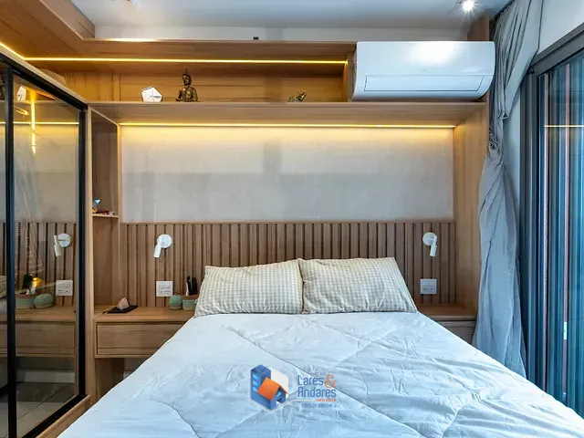 Apartamento com 27m² 1 quarto e 1 banheiro, à venda, no bairro Santo Amaro em São Paulo