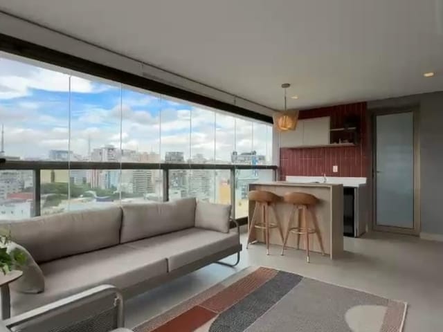 Apartamento com 163m² 3 quartos e 4 banheiros, para alugar, no bairro Pinheiros em São Paulo