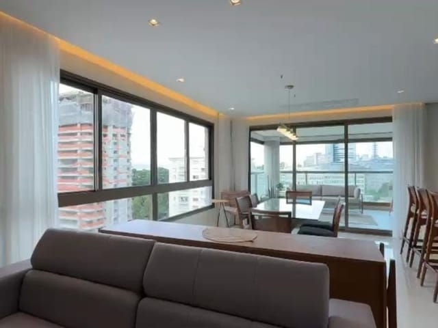 Apartamento com 163m² 3 quartos e 4 banheiros, para alugar, no bairro Pinheiros em São Paulo
