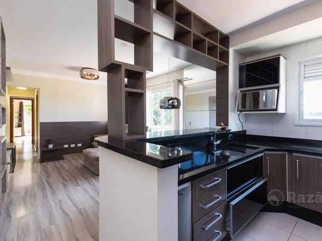 Apartamento 1 quarto e 2 banheiros, para alugar, no bairro Bacacheri em Curitiba