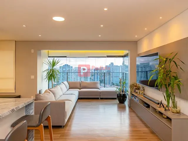Apartamento com 208m² 2 quartos e 3 banheiros, à venda, no bairro Brooklin em São Paulo