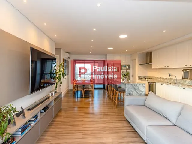 Apartamento com 208m² 2 quartos e 3 banheiros, à venda, no bairro Brooklin em São Paulo