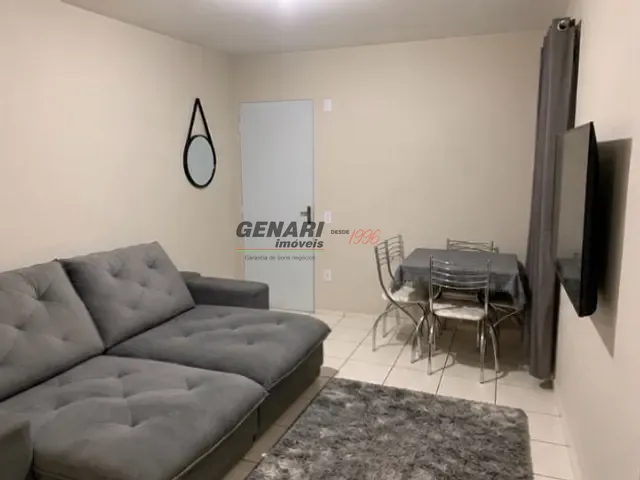 Apartamento com 52m² 2 quartos e 1 banheiro, à venda, no bairro Parque Campo Bonito em Indaiatuba