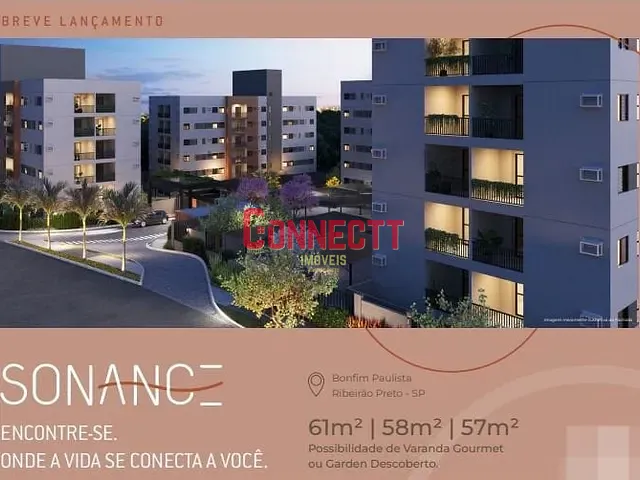 Apartamento 2 quartos e 2 banheiros, à venda, no bairro Bonfim Paulista em Ribeirão Preto