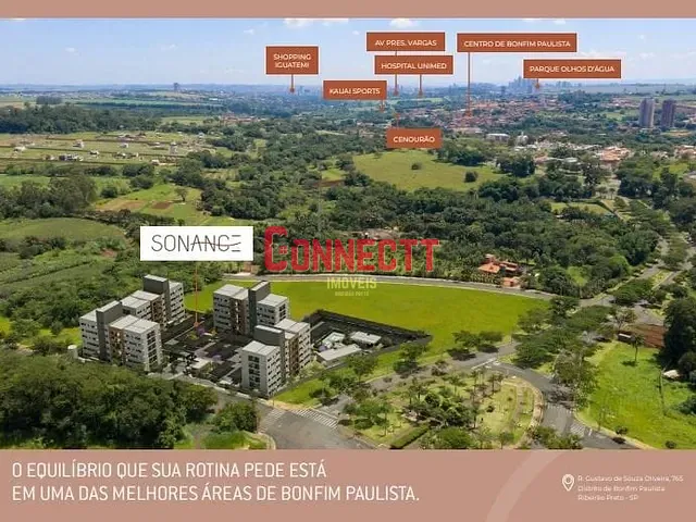 Apartamento 2 quartos e 2 banheiros, à venda, no bairro Bonfim Paulista em Ribeirão Preto