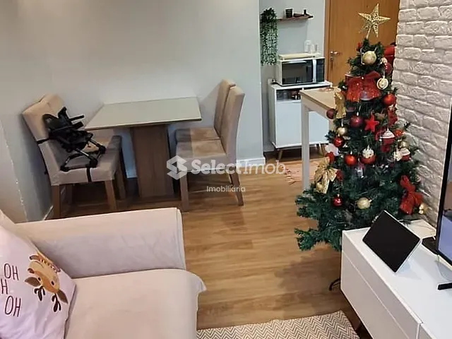 Apartamento com 44m² 2 quartos e 1 banheiro, à venda, no bairro Parque São Vicente em Mauá