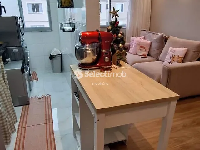 Apartamento com 44m² 2 quartos e 1 banheiro, à venda, no bairro Parque São Vicente em Mauá