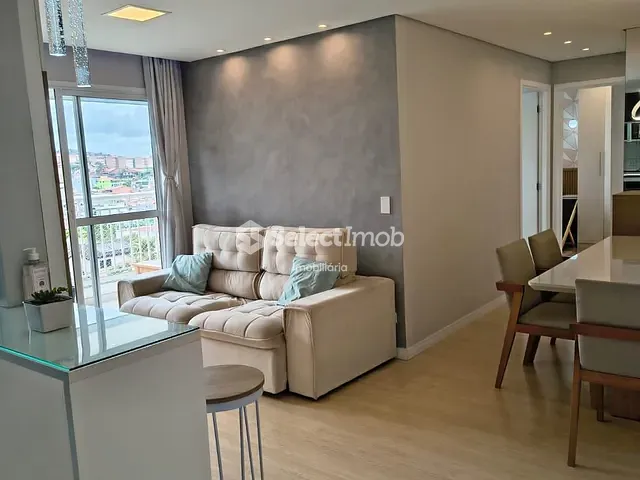 Apartamento com 72m² 2 quartos e 1 banheiro, à venda, no bairro Vila Bocaina em Mauá