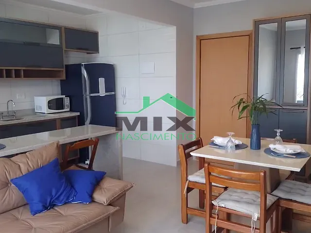 Apartamento com 64m² 2 quartos e 1 banheiro, à venda ou para alugar, no bairro Flórida em Praia Grande