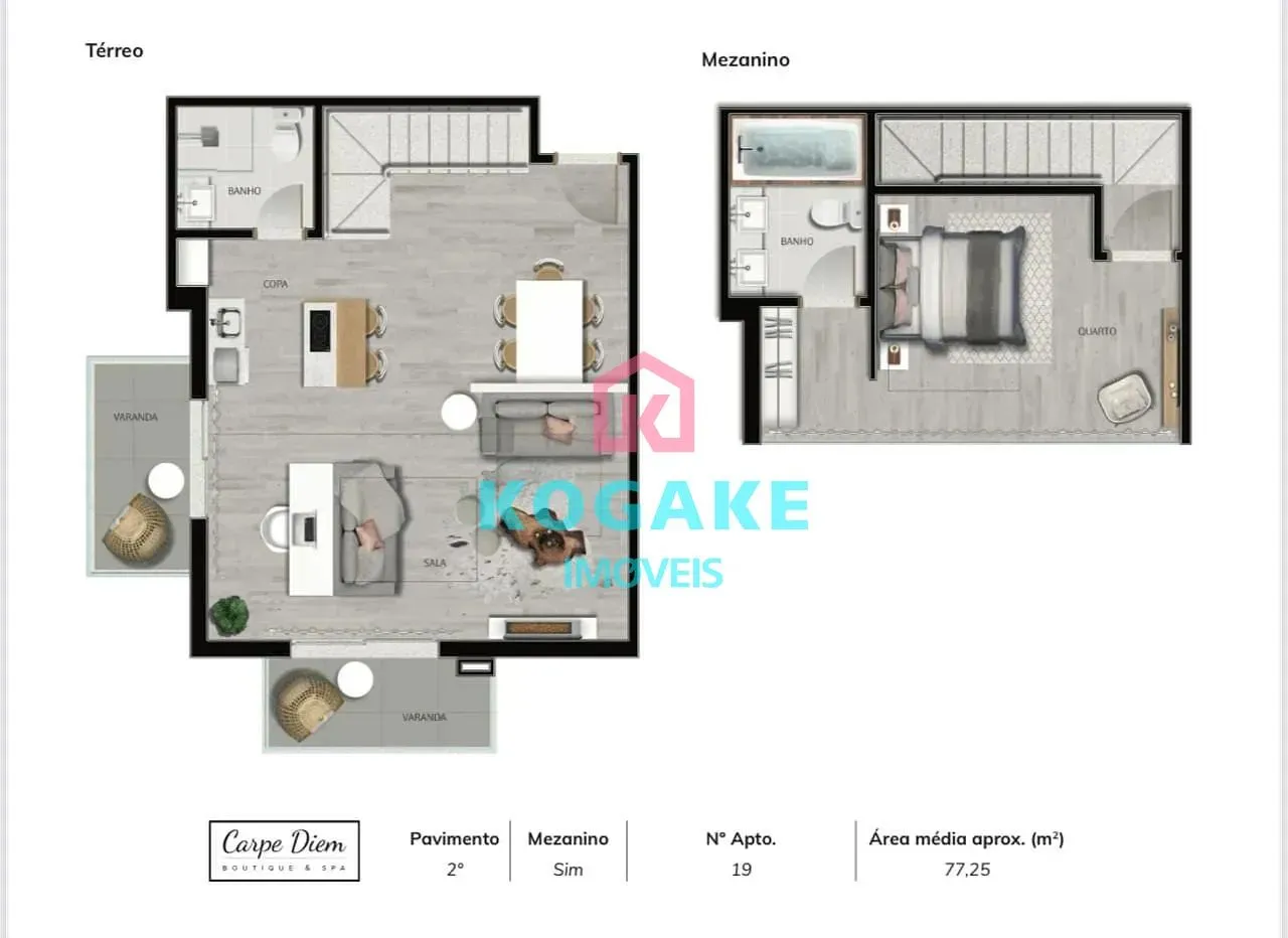 Apartamento, 1 quarto, 77 m² - Foto 15
