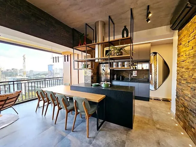 Apartamento 1 quarto e 2 banheiros, para alugar, no bairro Cidade Monções em São Paulo