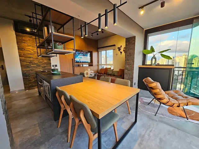 Apartamento 1 quarto e 2 banheiros, para alugar, no bairro Cidade Monções em São Paulo