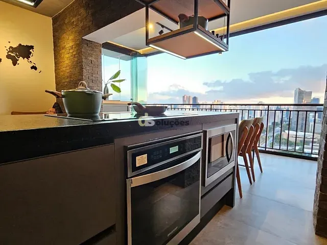 Apartamento 1 quarto e 2 banheiros, para alugar, no bairro Cidade Monções em São Paulo