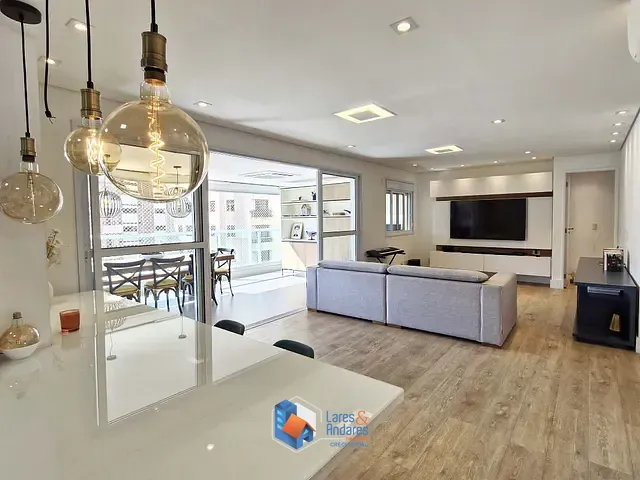 Apartamento com 164m² 3 quartos e 5 banheiros, à venda, no bairro Brooklin em São Paulo