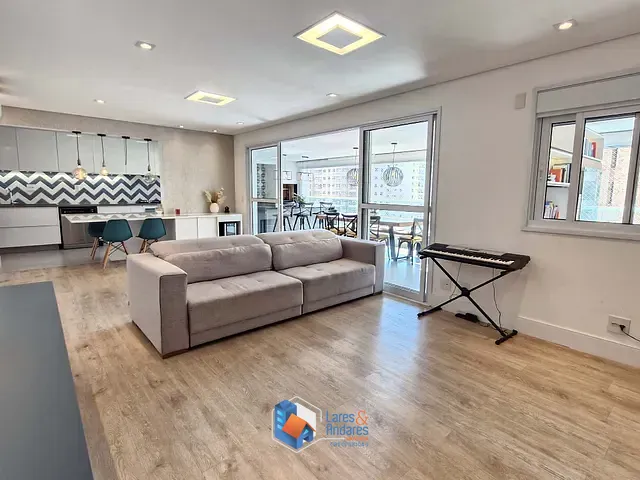 Apartamento com 164m² 3 quartos e 5 banheiros, à venda, no bairro Brooklin em São Paulo