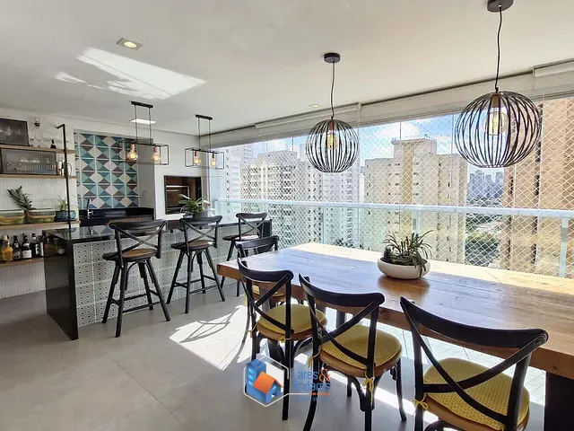 Apartamento com 164m² 3 quartos e 5 banheiros, à venda, no bairro Brooklin em São Paulo