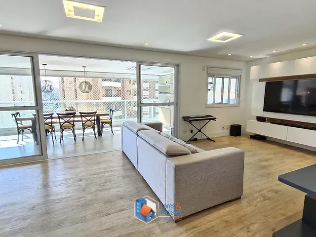 Apartamento com 164m² 3 quartos e 5 banheiros, à venda, no bairro Brooklin em São Paulo
