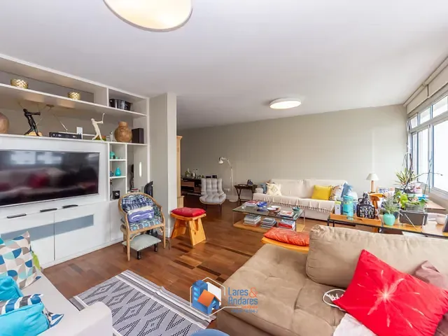 Apartamento com 129m² 2 quartos e 3 banheiros, à venda, no bairro Jardim Paulista em São Paulo