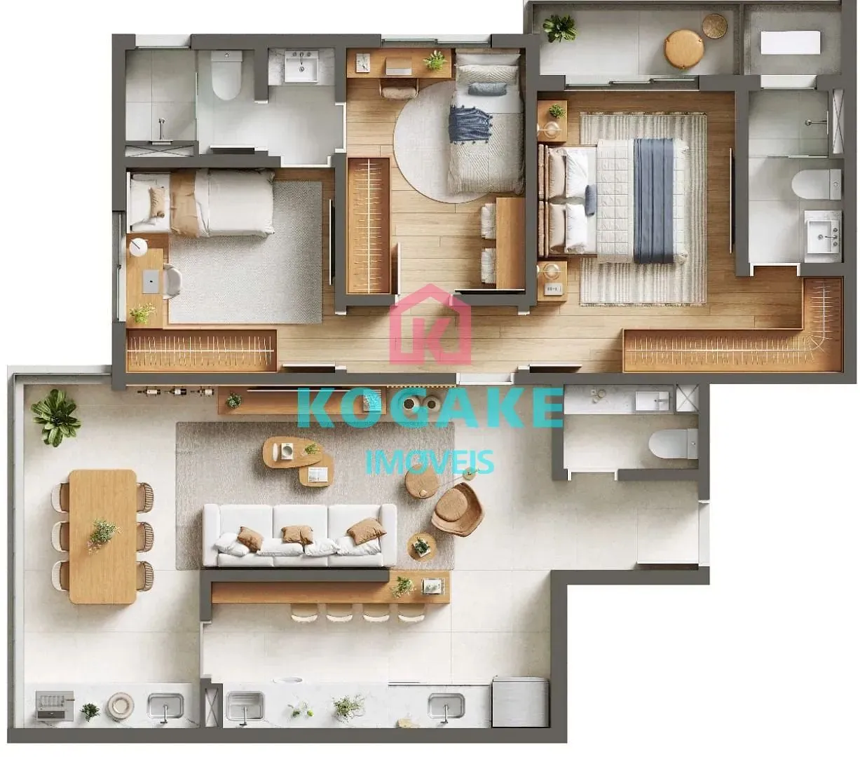 Apartamento, 2 quartos, 73 m² - Foto 8
