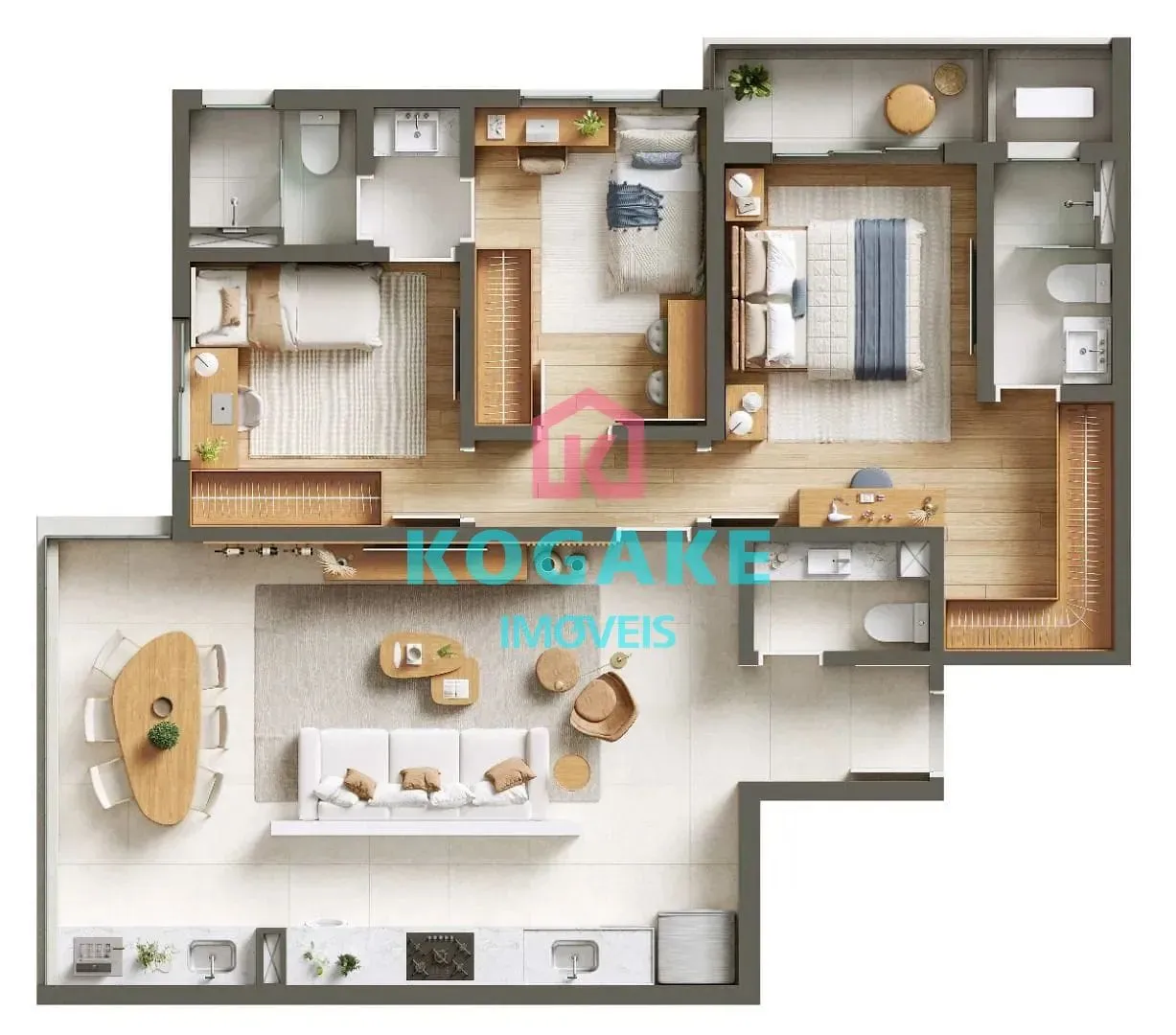 Apartamento, 3 quartos, 87 m² - Foto 8