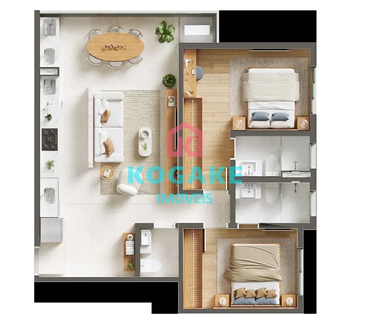 Apartamento, 3 quartos, 87 m² - Foto 7