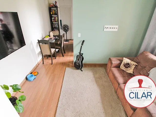 Apartamento 2 quartos e 1 banheiro, à venda, no bairro Jardim Amélia em Pinhais