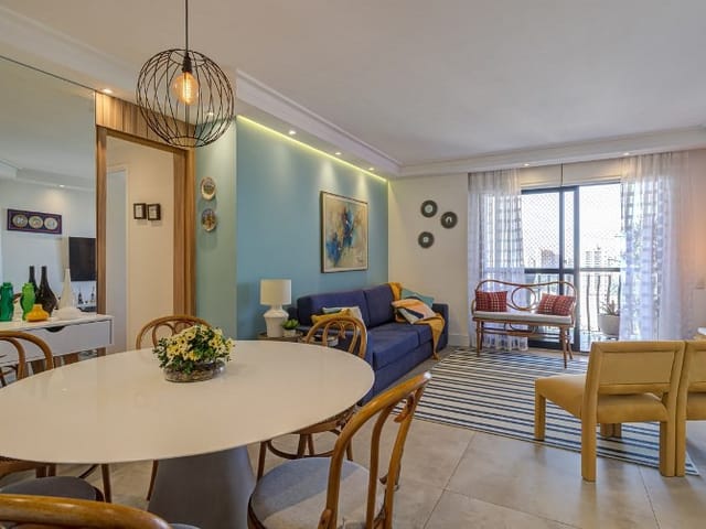 Foto do Apartamento - Apartamento à venda, 3 dormitorios 1 suite living com terraço, 02 Vagas de garagem,  condominio club  Alto da Boa Vista | Paulista Imóveis