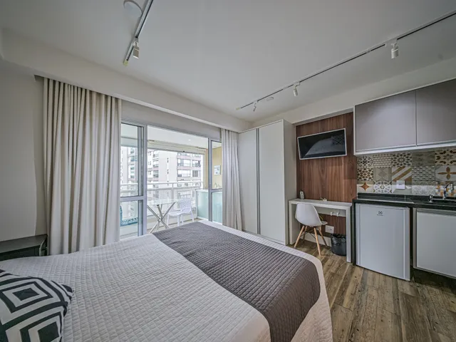 Foto do Apartamento - Apartamento para venda em Campo Belo com 1 quarto, 26m² | Lares e Andares Imóveis