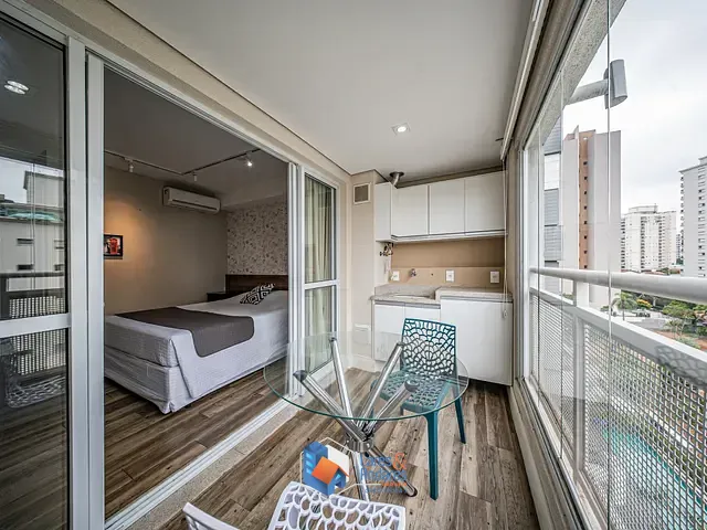 Apartamento com 26m² 1 quarto e 1 banheiro, à venda, no bairro Campo Belo em São Paulo