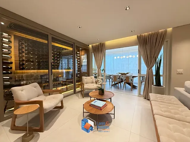 Apartamento com 200m² 3 quartos e 5 banheiros, à venda, no bairro Brooklin Novo em São Paulo