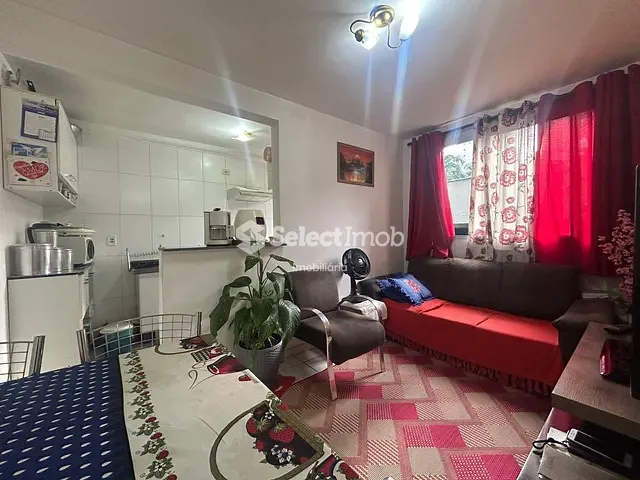 Apartamento com 45m² 2 quartos e 1 banheiro, à venda, no bairro Parque São Vicente em Mauá