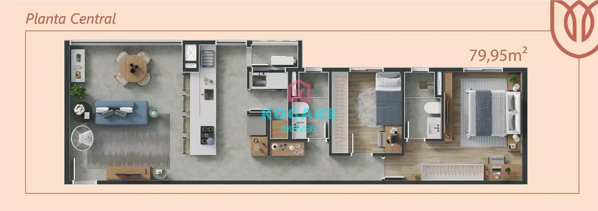Apartamento, 2 quartos, 82 m² - Foto 3